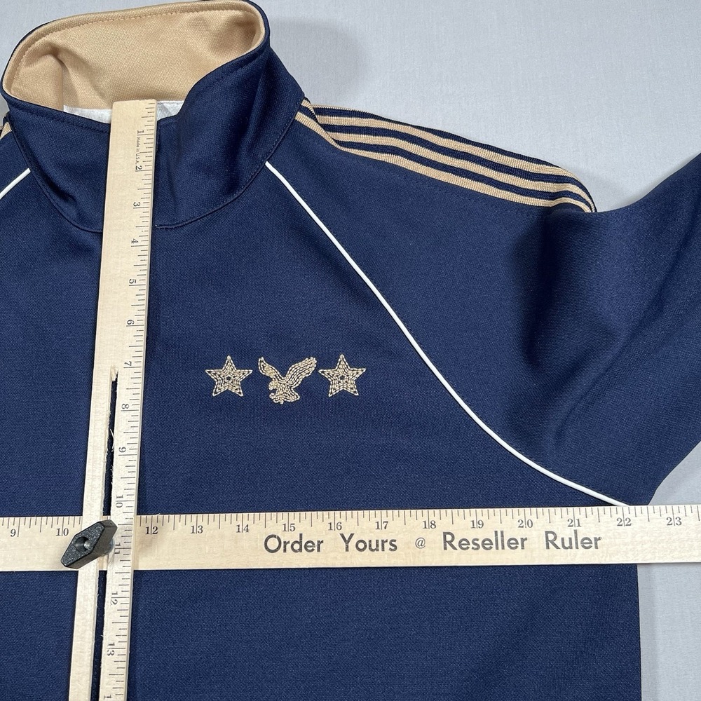 Vintage American Eagle Jacket Mens M Varsity Track Full Zip Stars Preppy Emo Y2K - Picture 5 of 7